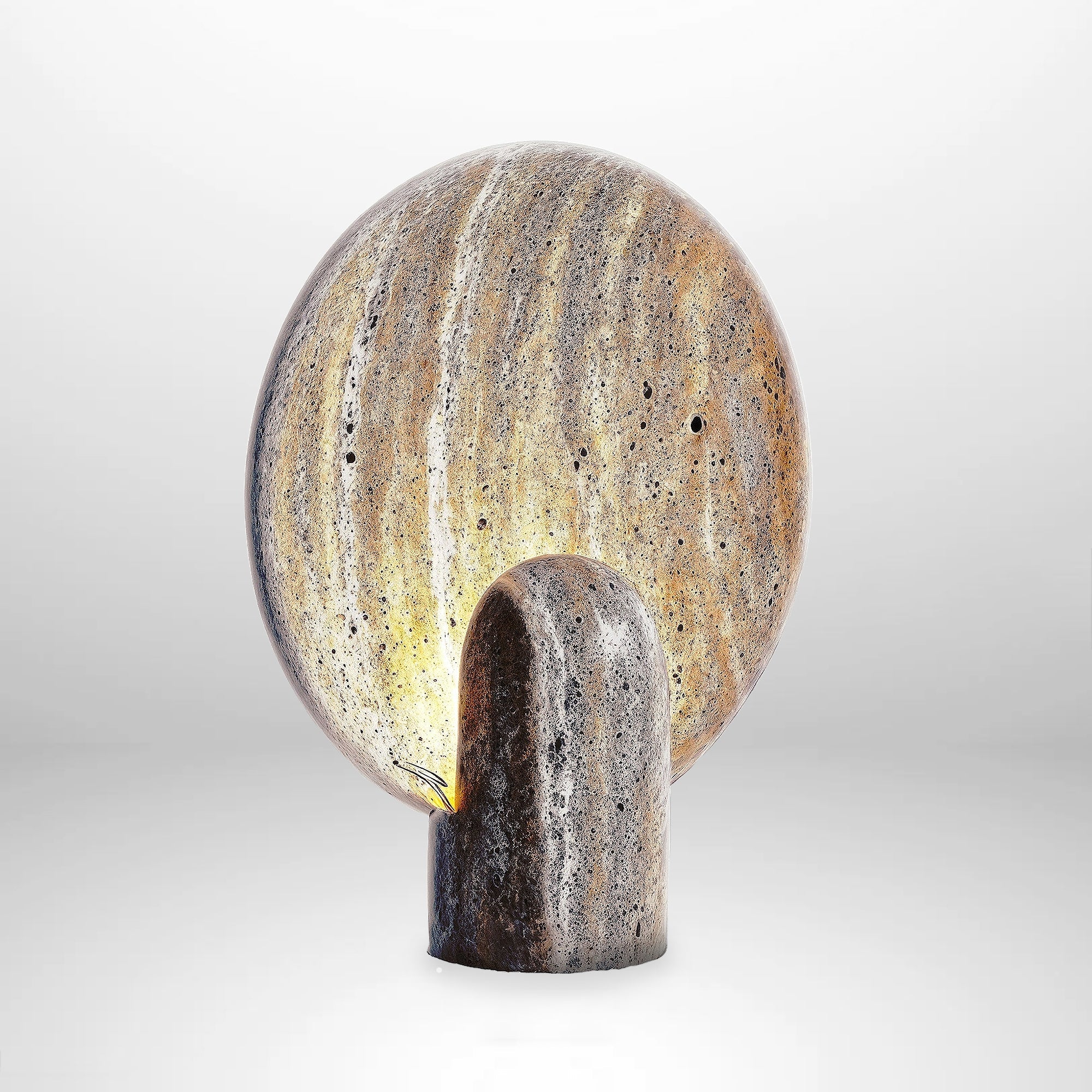 Koda Travertine Lamp