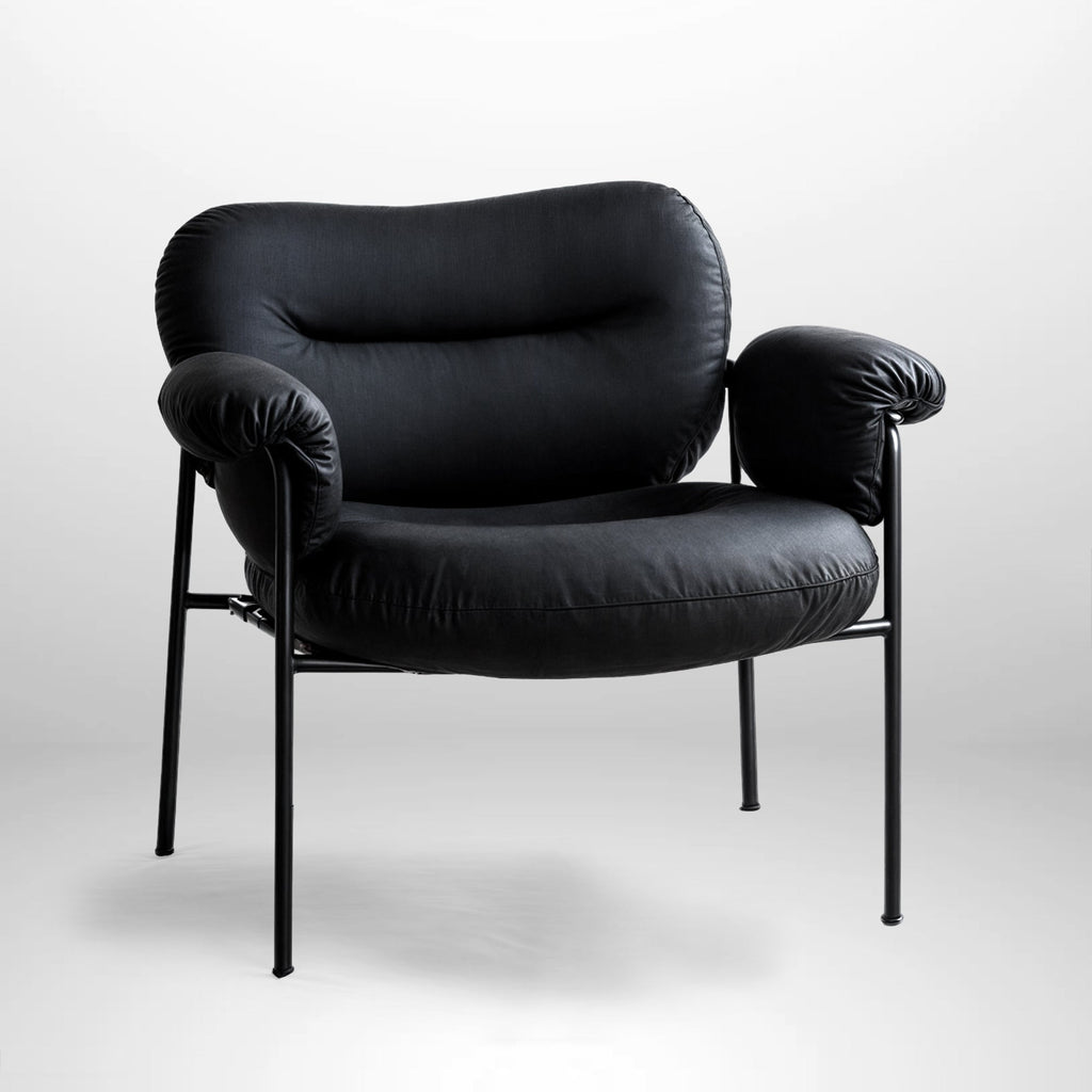 Esther Black Leather Chair