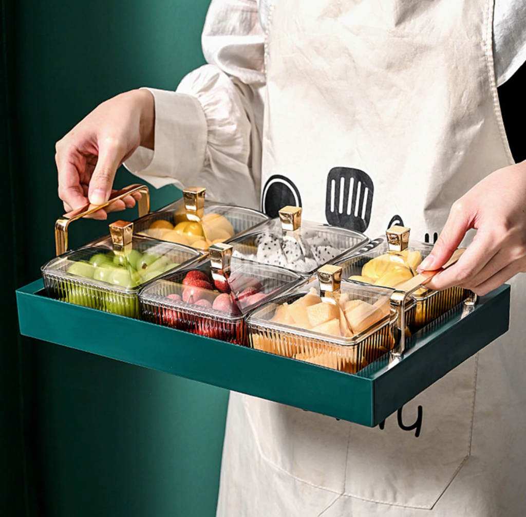 Luxury Dessert Green Plate