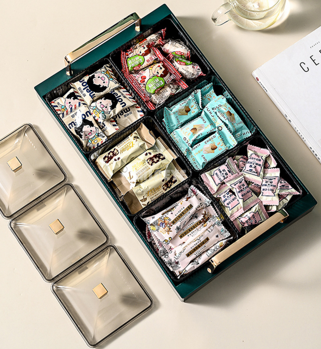 Luxury Dessert Green Plate