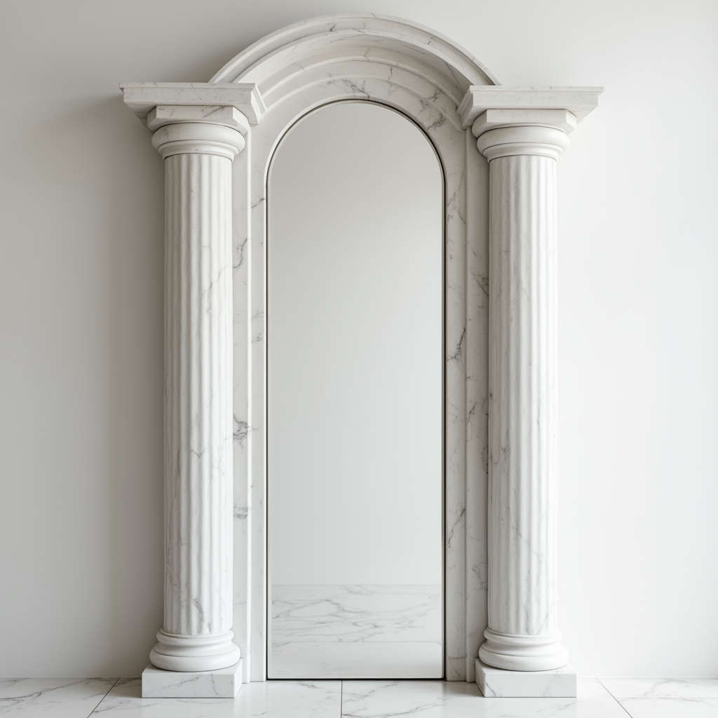 Kapsia Marble Mirror