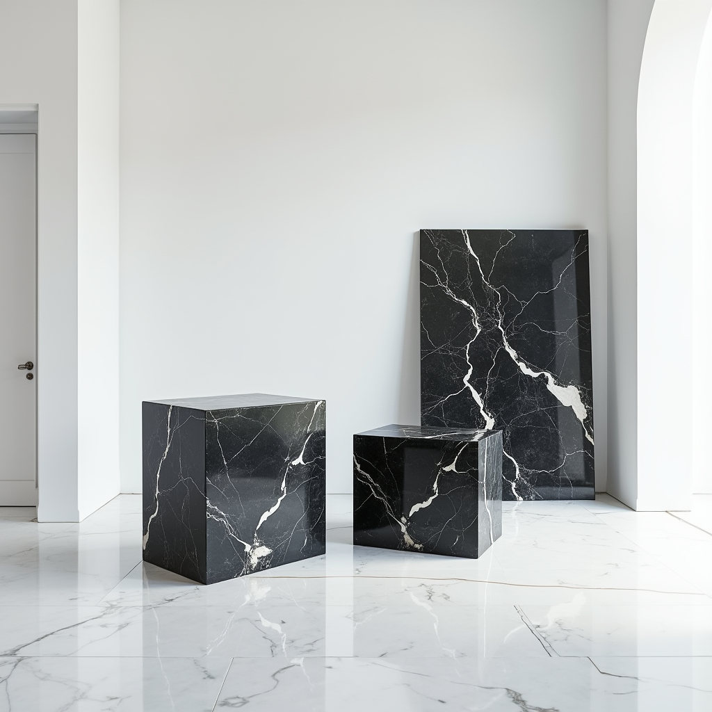 Noir Empress Marble Table