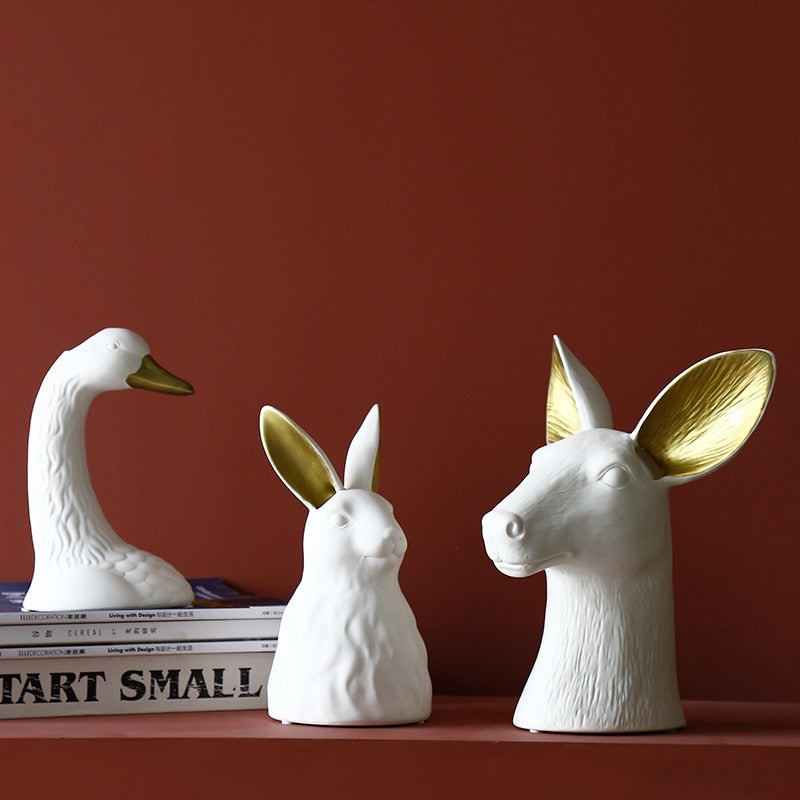 The Farm Heads Porcelain Pot