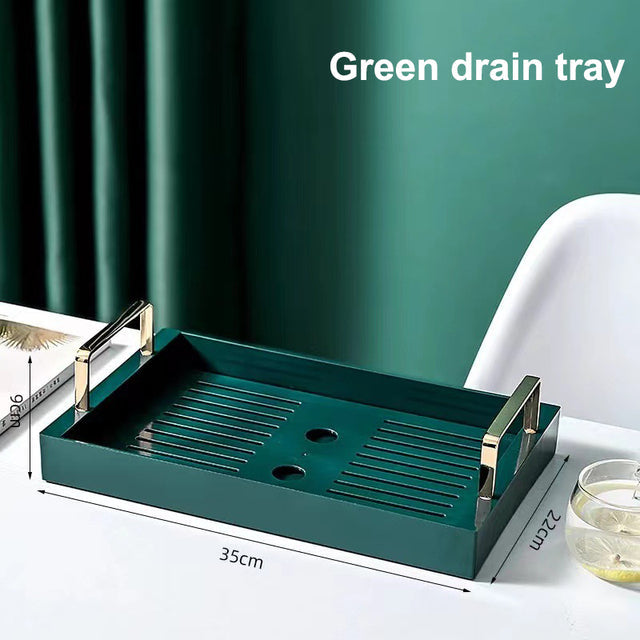 Luxury Dessert Green Plate